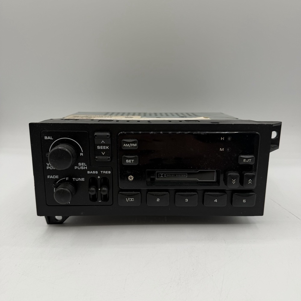 Chrysler OEM Radio Stereo Cassette Tape Player P04858531 - UNTESTED